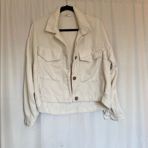Mine Cream Utility Jacket